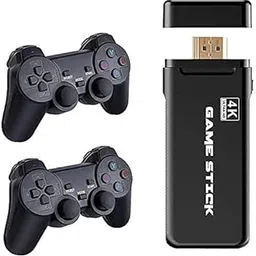 GAMENOPHOBIA USB Wireless Console Game Stick Video Game Console Built-in 3000 Classic Games 8 Bit Mini Retro Controller HDMI Output Dual Player- 4K Ultra HD Game Stick Game Set-picture-49