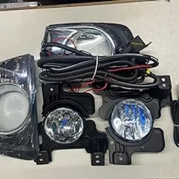 CARMART Fog Light Kitcompatible for SCORPIO 2018 to 2020-21 model set of 2 with wiring & Switch Type 4, LED, White-picture-16