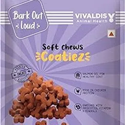BARK OUT LOUD All Life Stages Coatiez Soft Chews Dog Granule Treats For Shiny Skin And Coat-Enriched With Omega Fatty Acids, Prebiotics, And Rich In Chicken Protein-100Gm-picture-10
