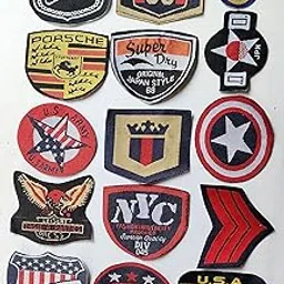 Multicolored Applique Embroidery Decorative Sewable Repair Patches for Jackets,Jeans,Bags,Etc(Piece of 15-Fixed Design)-picture-31