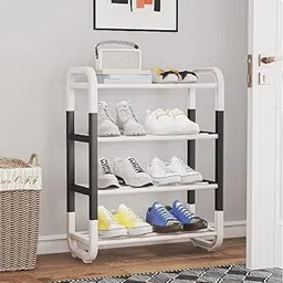 Sipplers Multi-Purpose Plastic Shoe Rack with Door – Compact & Space-Saving Shoe Stand for Entryway, Slippers, Chappals & Sandals Durable Home Shoe Organizer (4 layer)-picture-58