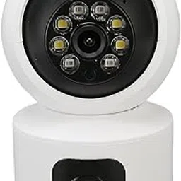 CAMLEIGH 3MP Dual Lens Wireless WiFi Smart CCTV Camera | Ultra HD View | Double Side View | Two Way Talk | Motion Detection | Night Vision |Support Upto 128gb sd Card Double Camera-image-10