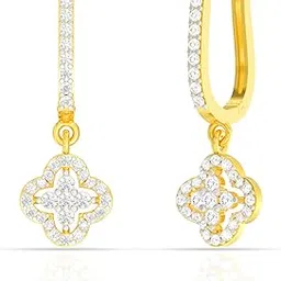 ANAYRA 925 Sterling Silver Earring for Women | Hallmark Certified Silver Earring | Simple Earring | Silver Fine Jewellery for Women | Great Choice for Gifting-image-1