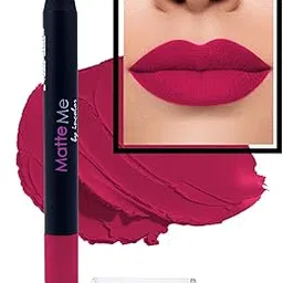 INCOLOR Matte Me Crayon Lipstick, Long Lasting, Waterproof and Smooth Texture Pencil Lipstick For Girl & Women, 2.3g Shade No.2-picture-33