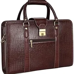 richsign leather accessories 24 litres Leather Laptop Briefcase Messenger Shoulder Bags-picture-25