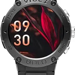 Vibez by Lifelong Bold Smartwatch For Men Bluetooth Calling 1.32" HD Display|24x7 Heart Rate & SpO2 Tracking|Sports Mode|Sleep Monitor|IP67|7 days Battery Backup (VBSWM999, 1 Year Manufacturer Warranty, Black)-picture-24