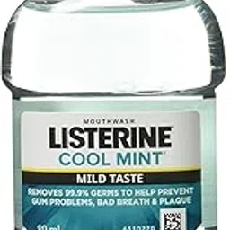Listerine Cool Mint Mild Taste Mouthwash - 80 ml-image-1