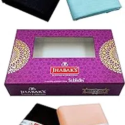 jhabak's Giza Cotton Shirt Fabric and Trouser Material Combo Pack of 2-1.60m Shirt Cloth - 1.20m Pant Piece-picture-11