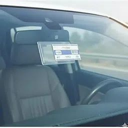 Transparent FASTTag Holder for Car Windshield | Reusable Fast Tag Holder for Car with Strong Adhesive | Universal Car Windshield Mount for FASTag | Durable Acrylic Toll Fastag Sticker Holder for Car-picture-15