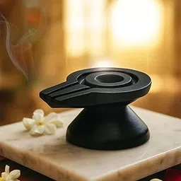 SB Store Hub- Original Narmada Stone Black Jaladhari Shiva Lingam Yoni Base Lingam Holder, Narmadeshwar Jaladhari Stand for Shivling Panapitham Shivling Base Pitha for Daily Home & Mandir Puja [ Size 4 Inch ]-image-6