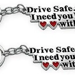 aerostark Drive Safe Metal Keychain | Perfect Birthday, Anniversary, Valentine Gift for husband Men Boyfriend-picture-52