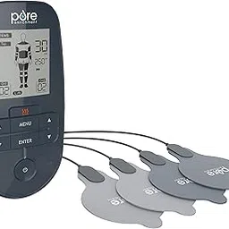 Pure EnrichmentÃ‚® PurePulseââ€ž¢ Trio TENS & EMS Muscle Stimulator + Heat - Advanced Relief with 9 TENS Modes, 7 EMS Modes, 2 Heat Settings, Dual Channels + Convenient Portable Belt Clip & Storage Bag-picture-11
