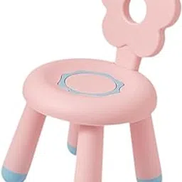 YEKDA Flower Shaped Kids Chair for Toddlers Cute Plastic Chair for Baby Boys & Girls Kids Study, Playroom & Nursery Furniture Non-Slip, Lightweight, Durable Chair for Children (Pink - CHR)-picture-10