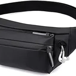 elephantboat Waist Bag for Men & Women with Adjustable Strap and Headphone Jack, Large Waterproof Chest Bag,Fanny Pack for Hiking,Travel,Camping Running,Sports & Outdoors with 4-Zipper Pockets-picture-50