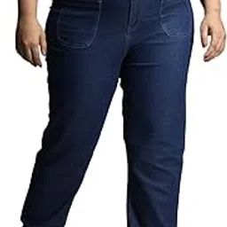high star Women's High Rise Straight Plus Jeans-picture-44