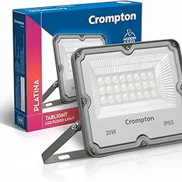 Crompton TabLight | Outdoor Waterproof LED Flood Lights | 20W | IP 65 | Cool White | Pack of 1 | Wide Beam Angle | BIS Approved | for Garage, Parking, Shops & Outdoor Lighting (2 Years Waranty)-picture-23