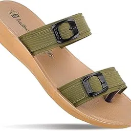 walkaroo Women's Sandal with Cushion Insole and Wide Straps - WLR74003-picture-31