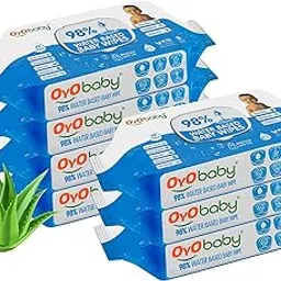 OYO BABY Wipes for new born baby with Lid | 72 Wipes x Pack of 7-504 Wipes for kid | Extra Thick & Moist Wet Vipes for Babies | Prevents Skin Redness & Rashes | Enriched with Aloe Vera, Vitamin E-picture-18