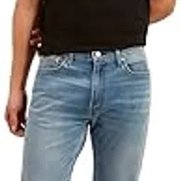 levi's Men's 513 Blue Slim Straight Fit Mid Rise Jeans-picture-16