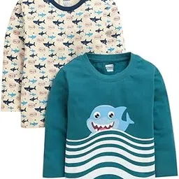 BUMZEE Boys Cotton Full Sleeves T-Shirt (Peb10997999)-picture-28