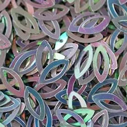 The Design Cart Turquoise Rainbow Leaf Shape Plastic Sequins for Jewellery Making kit, Nail Art, Resin Art, Glitter Sequins -,Package of 100 Grams-image-4