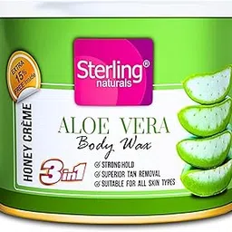 Sterling Naturals Aloevera Hair Removal Wax for Women | Removes Tan & Dead Skin | Quick & Easy Hair Removal Wax | Suitable for All Skin Types | Use on Arms, Legs, Underarms & Bikini Area, 230g-image-33