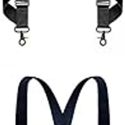 2x Mens Suspender Swivel Hook X Shaped Adjustable Suspenders-image-18