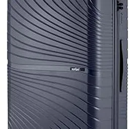 safari 8 Wheels, Anti-Theft Zipper (Check-in) Polycarbonate Trolley Spinner Luggage Large (Atlantis 75CM Blue)-picture-28