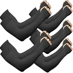 boldheart UV Protection 5 Pairs Arm Sleeves for Men & Boys – Summer Cooling Full Hand Sleeves for Cricket, Cycling, Driving, and Outdoor Sports – UPF 50+-picture-31