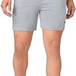 MARKRICH Men's 100% Cotton Shorts||Regular Fit Shorts -Workout,Gym,Running,Yoga and Sports Shorts||Cotton Rich Solid Shorts for Men||Drawstring Shorts with Side Pockets & Elastic Waistband||-image-56