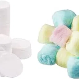PALMATE Premium Combo Pack of 50 Cotton Pads and 50 Cotton Balls – Soft, Gentle, and Lint-Free for Makeup Removal, Skincare, Baby Care, and Daily Hygiene-picture-39