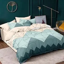Fitted Cotton Bedsheet (Elastic) with 2 Pillow Covers (GE-ET-A141_fs3166)-picture-13
