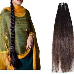 VIVIAN Hair Extension, 30 Inches Thin Size Braid Hair Choti Artificial Choti Paranda (Black) (Pack Of 1)-picture-24
