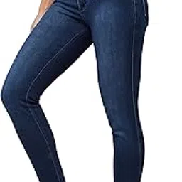 dolce crudo Women's Skinny Fit High Rise Regular Length Stretchable Denim Pants-picture-15