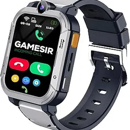GameSir Musk 5G 5G/4G Kids Smart Watch with GPS Tracker, SIM Calling, Face Unlock, Video Calls, SOS Alerts, IP67 Waterproof, 800mAh Battery, Voice Chat, Live Location (Grey)-picture-33