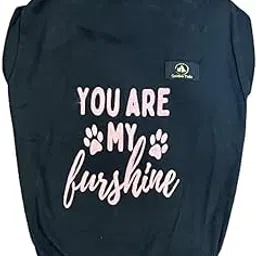 You are My Furshine Cotton T-Shirt for Dogs and Cats(Black,Medium -16")-picture-25