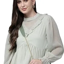 rare Women's Solid Regular Fit Blouse-picture-19