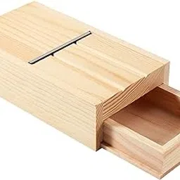 PH PandaHall Soap Cutter Drawer Box Wooden Soap Beveler Planer Soap Trimming Tool for Handmade Soaps and Candles Trimming DIY Craft Soap Making image 1