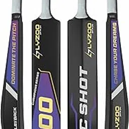 LYZOO just be you CRIC SHOT Plastic Cricket Bat for Kids & Adults |Lightweight Standard Size Bat |Hard PVC Unbreakable Cricket Bat with Anti-Slip Grip Durable & Sturdy Design for Outdoor & Indoor Play-picture-17