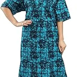 yki Women Cotton Fabric Jumbo Nightie with Pocket-picture-23