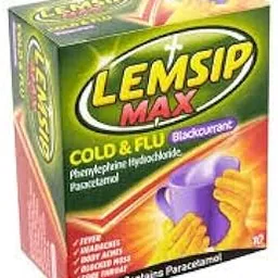 Lemsip MAX Cold & Flu with Decongestant Blackcurrant - 10 Sachets-picture-31