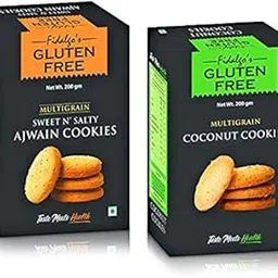 Fidalgo's Gluten Free Multigrain Sweet Salty Ajwain with Coconut Cookies-200g Each-picture-21