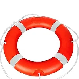 ABS INDUSTRY Rubber Floating Ring Bracelet Buckle Buoy for Water Rescue Life Saving Rope Sports Equipment (Orange)- Multi Color(Pack of 1)-picture-29