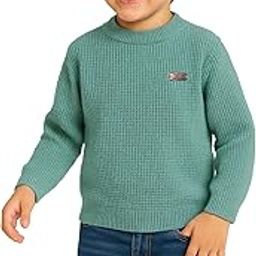 Kuchipoo Boys' Winter Wear Knitted Sweater | Full Sleeves Warm Pullover | Casual & Stylish Kids' Jumper-image-2