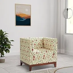 Amazon Brand - Solimo Halley 1 Seater Sofa (Fabric, Multicolour-2) image 1