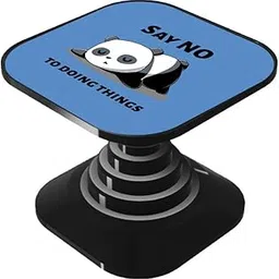 Mobile Holder Grip & Stand for Phones, Tablets, Finger Selfie Holder Matte Finish Socket 360 Degree Rotating Expanding Square Mobile Socket Grips for Smartphones Sleepy Panda [WTR14]-picture-31