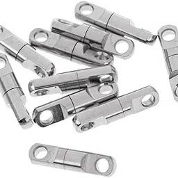 Meri SHOPP 10Pcs Fishing Ball Bearing Swivels Heavy Duty Fishing Swivels 3.5Mm Silver Metal Sporting Goods | Fishing | Terminal Tackle | Swivels & Snaps-image-5