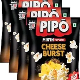 Pipo Mix'in Popcorn Cheese Burst, 60gx4 (Pack of 4)-picture-20