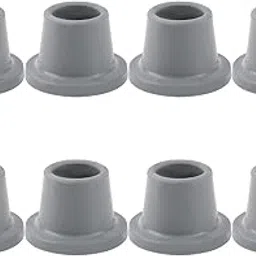 MERISHOPP 8 Pieces Shower Chair Feet Gray Shower Chair Leg Tips for Tub Transfer Bench-image-35