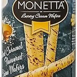 Monetta Wafer Rolls - 300g | Salted Caramel Flavored | Crispy & Creamy | Premium Ready to Eat Snacks-picture-68